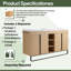 Meuble-lavabo double 60 po avec lavabo en résine-1750067389