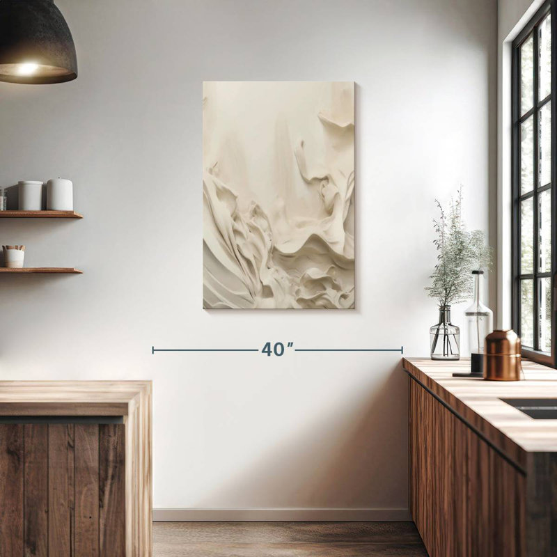 Beige texturé Darothy I, H 36 po x l 24 po