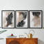 Neutre non blanchi IV - reproduction encadrée de qualité supérieure sur mesure mat - 3 pièces-2013705733-2013705734