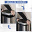 Stainless Steel Sensor Kitchen Trash Can-122577154-122577153-122577150