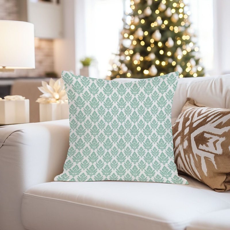 Abstract Mint Pattern VI Patterns Modern, 16" H x 16" W