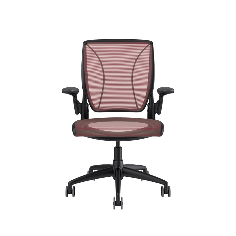 World Mesh Task Chair, Black, Black, Adjustable