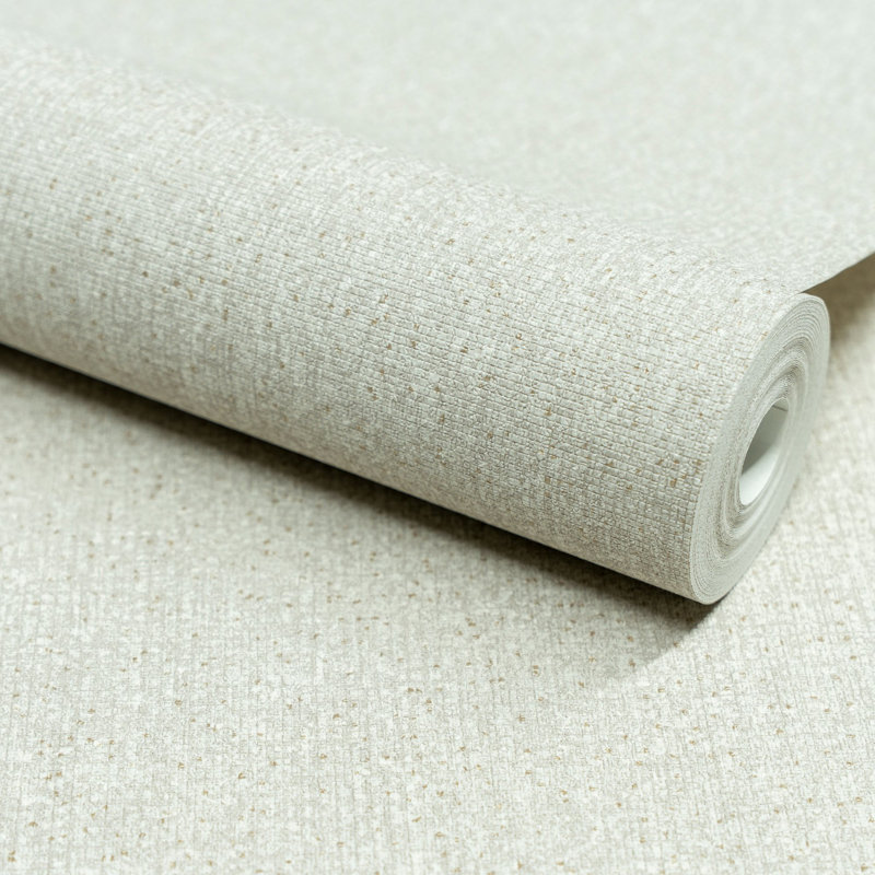 Surfaces Collection Stone Texture Wallpaper Roll, Cream