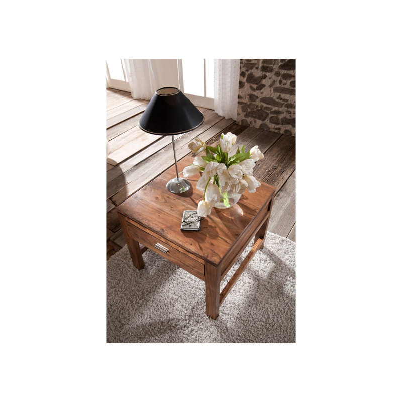 Shaman Solid Wood End Table