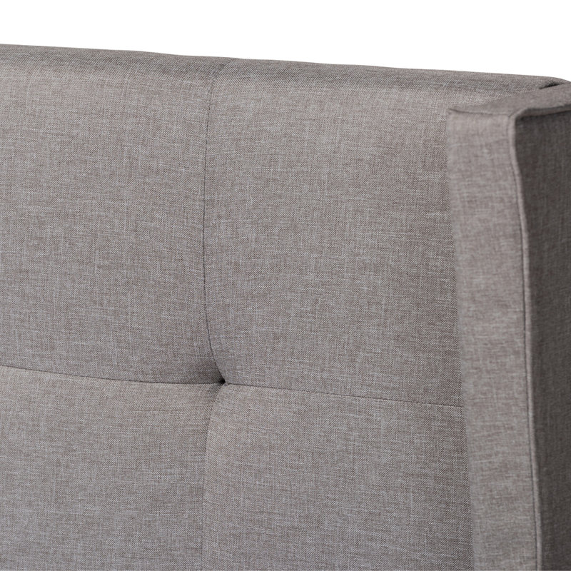 Lit de jour simple avec couchette Baldivis, Gris