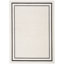 Tapis intérieur / extérieur noir Nourison Essentials Ivory