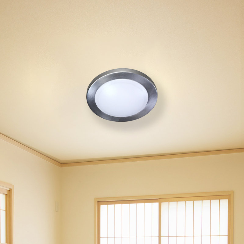 Plafonnier encastré à del 1 lumière à cercle dôme 7 po Kinsella