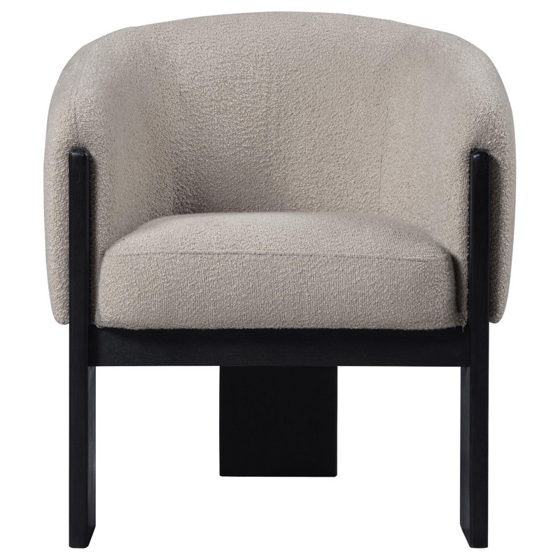 Fauteuil d'appoint Harroll, Polyester beige