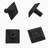 1 3/8" Length Square Knob Multipack