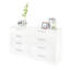 Commode double 8 tiroirs pour chambre à coucher