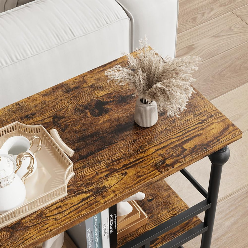 Console Table, Brown, Brown