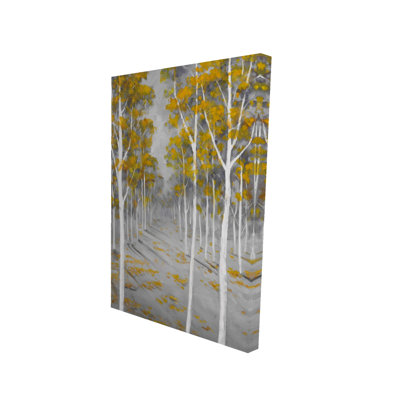 Birch Forest - Contemporary Trees Canvas for Home Decor