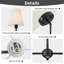 Lustre linéaire moderne à 4 lumières avec abat-jour en tissu blanc-2075718180