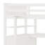 Lit mezzanine avec bureau, tiroirs et tablettes-126665794