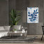  «Leaves Of Blue 2» par Courtney Prahl, art mural sur toile, 40 po x 54 po