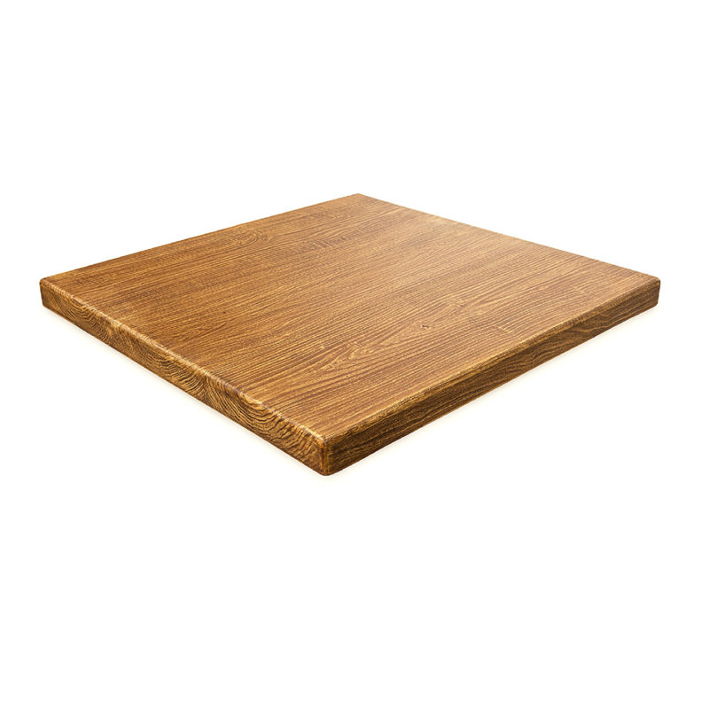 Plank WoodForm Concrete® Square Edge Table Top, Forest, 24" x 24"