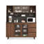 Buffet en bois de noyer massif