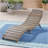 Lahaina Wood Foldable Chaise Lounge - Grey-707992828