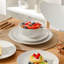 24 Piece Stoneware Dinnerware Set - Service for 8 
