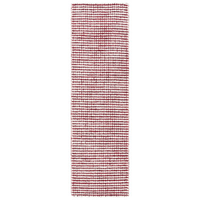 Abstract Hand Tufted Wool Checkered Rug