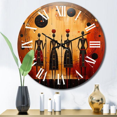 Mattis - African Tribes Wall Clock