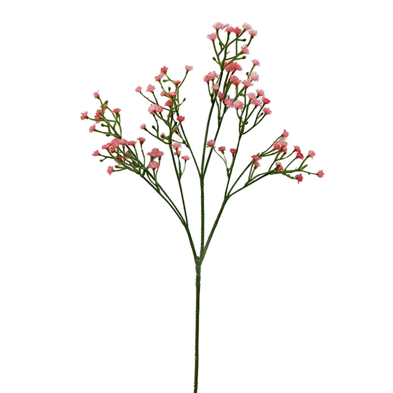 Tige de fleur de faux souffle de bébé, Rose