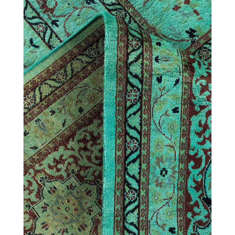 Tapis unique vert de 10 pi 1 po x 14 pi 2 po Ylanzy