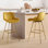 Tabouret de bar rotatif 28,34 po Neuhaus