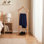 Valet élégant, 100% bois de hêtre, 13,2 x 47,2 x 18,1 pouces | Cintre polyvalent en brun naturel | Conception robuste pour organiser les vêtements, les accessoires et plus encore | Parfait pour les solutions de rangement pour chambre à coucher, vestibule et garde-robe