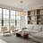 3 - Light Dimmable Drum Chandelier-1705027102