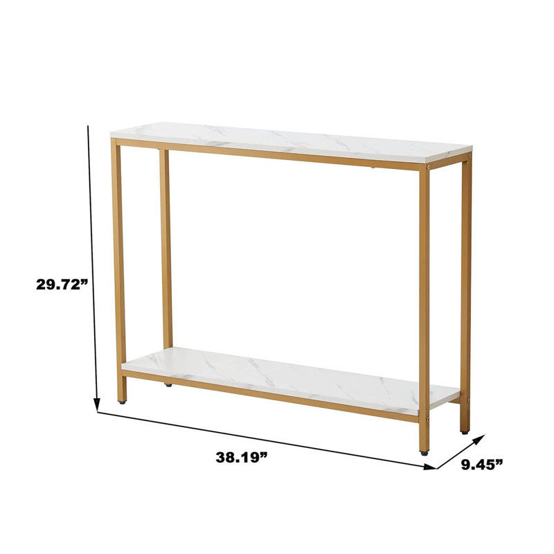 Console pour vestibule pour petites pièces, Doré