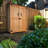 4 ft. W x 2 ft. D Garden Chalet Cedar Wood Tool Shed