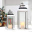 Lanterne décorative en acier inoxydable