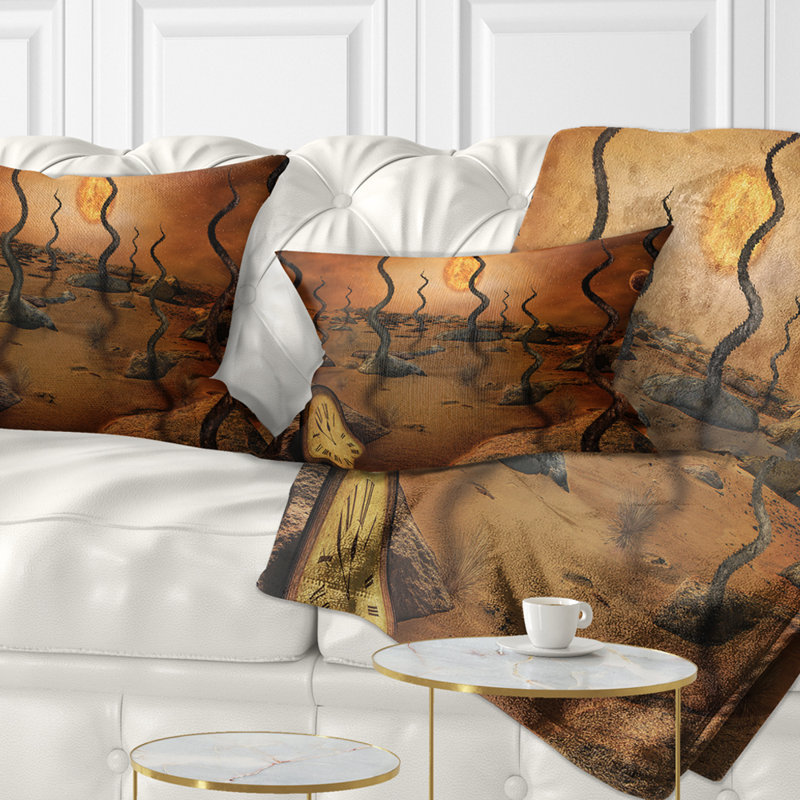 Looking to Future - Abstract Printed Pillow