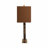 Ivy Bronx 26X16" Rectangle Marble Lamp, Light Brown