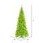 9' H Lighted Artificial Fir Christmas Tree