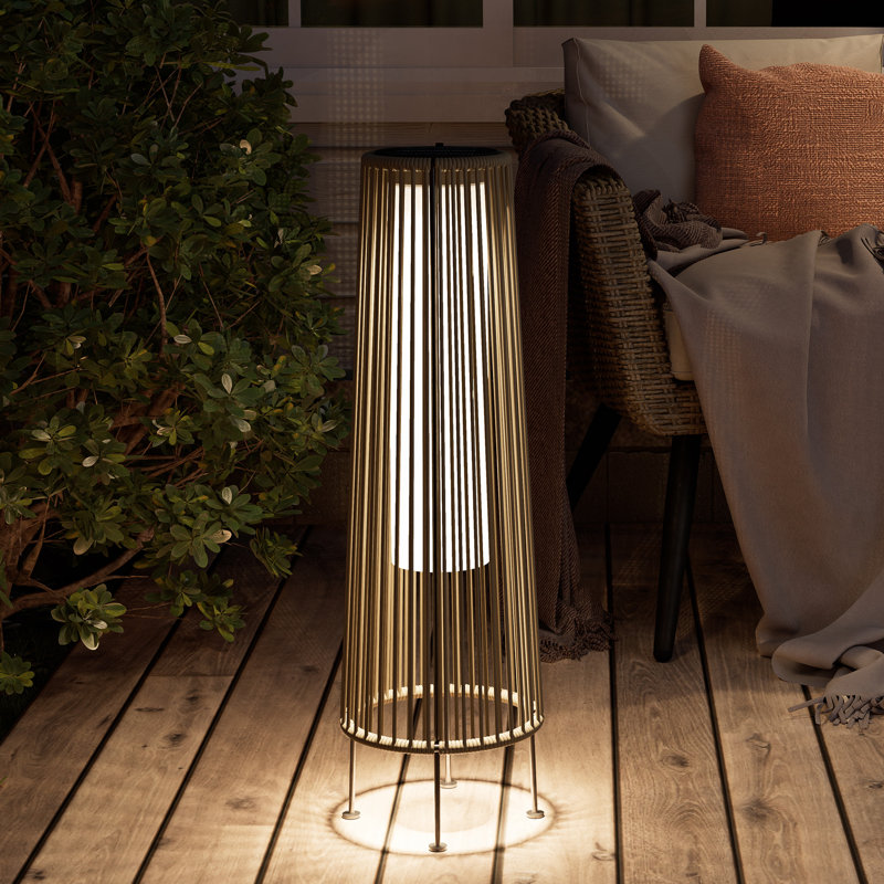 GORDES Floor Solar Light, Gray