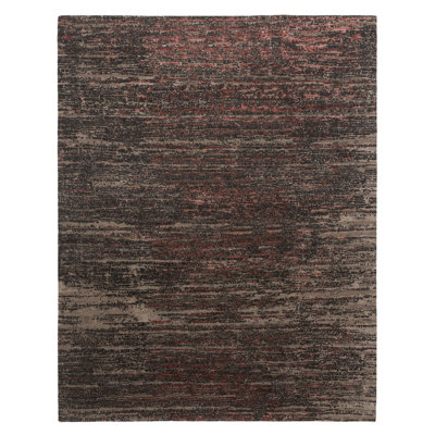 Bamboo Slat / Seagrass Abstract Area Rug