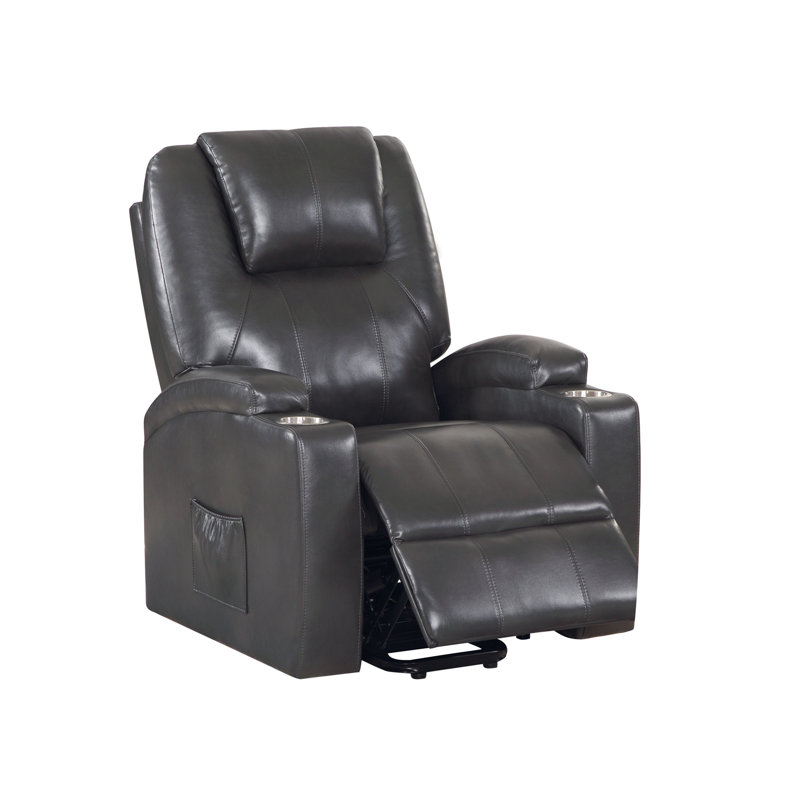 Fauteuil inclinable électrique à 2 tasses Gunmetal