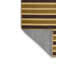 Machine Washable Horizontal Stripes Brown Area Rug-723482665