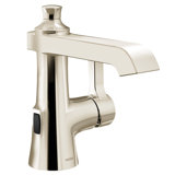 Moen Flara Motionsense Wave Touchless Single Handle Bathroom Sink Faucet with Drain Assembly