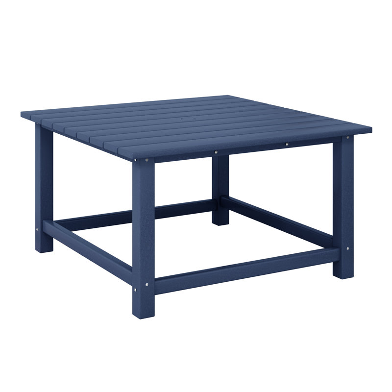 Table basse carrée en polyuréthane 31 po Laguna, Marine
