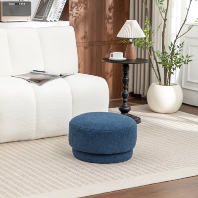 Round Upholstered Ottoman