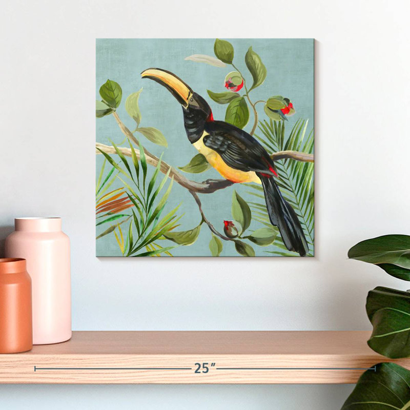 Brampt Paradise Toucan II, 16" H x 16" W