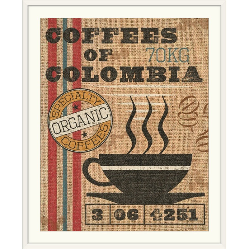 «i rétro, annonce Coffee Sack, H 20 po x l 16 po x P 1,5 po, Toile