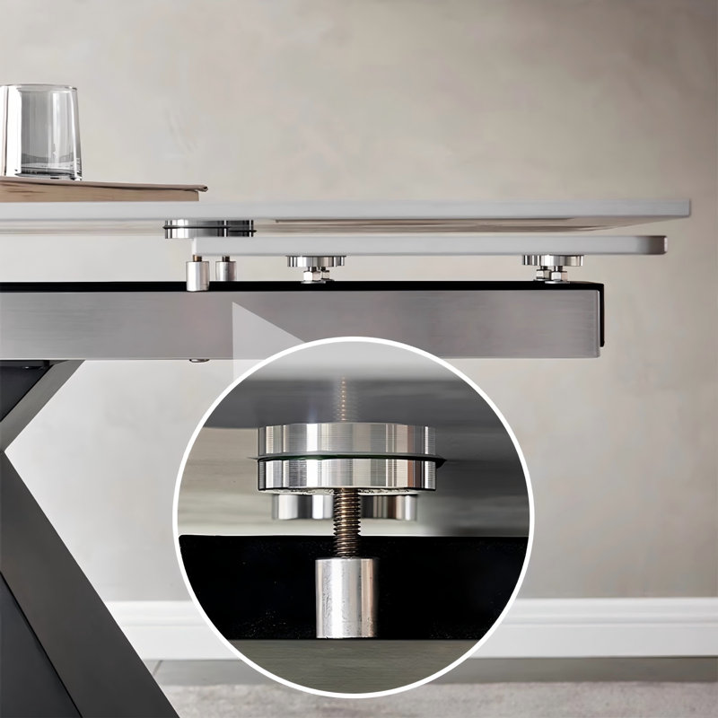 Table de salle à manger Sintered Stone, H 29,5 po x L 62,99 po x l 35,43 po