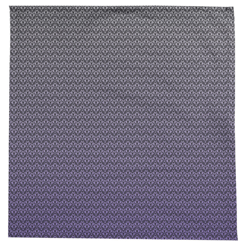 Leffel Art Deco Tablecloth, Purple Ombre