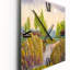 Lake in the Reeds - Horloge murale nautique et côtière-1012477565