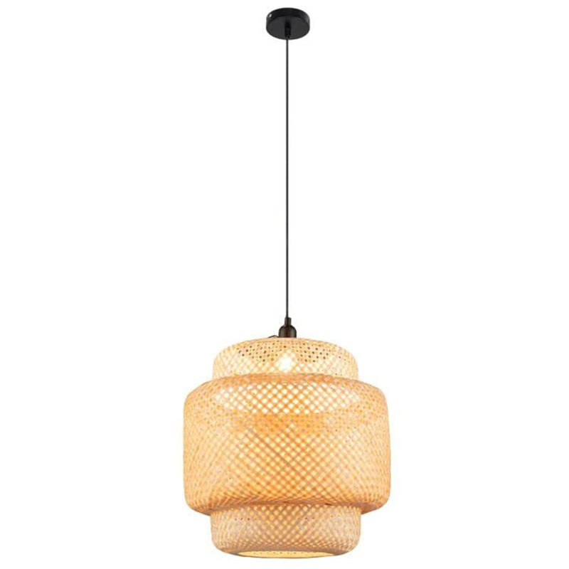 Inigo Bamboo Boho Pendant Lamp 1 pc.