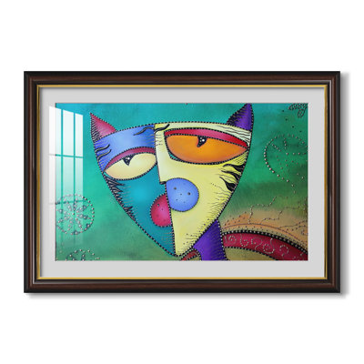 Chat céleste - Laura Barbosa - Impression encadrée sur mesure
